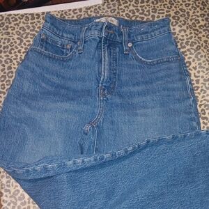 Madewell High Rise Blue Jeans
